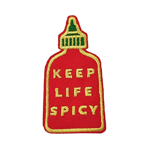 Pin De Sombrero  Keep Life Spicy  Bordado Y Parche De H...