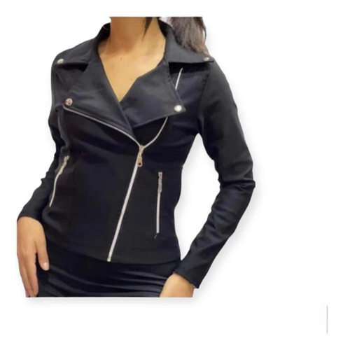 Campera O Chaqueta De Vestir Escote Cruzado De Bengalina