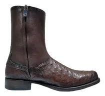 Comprar Botin De Vestir Hombre Franco Cuadra Oval Avestruz Choco