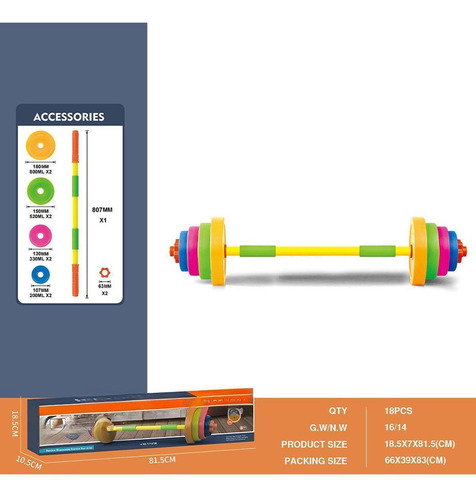 Dumbbels Para Niños Peso Para Niños Juguete Estilo A
