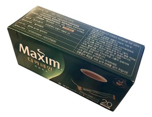 Café Instantáneo Maxim Descafeinado Clásico Sobre 20 Unid.