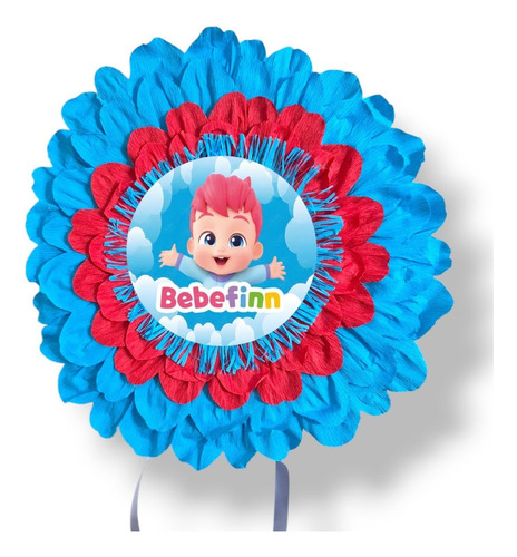 Piñata Circular De Bebefinn -38c- Variedad Diseños