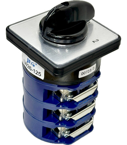 Chave De Rotativa 3p 1-0-2 Lw26-125 D0723/3 Cor Azul