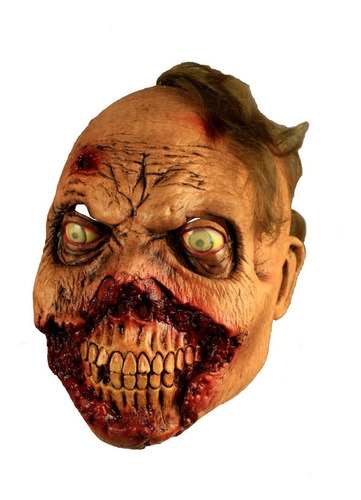 Máscara Látex Zombie Rotten Gums Terror Halloween Ghoulish Color Beige