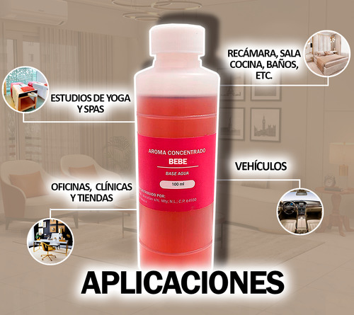 Esencia Aroma Ambiental Concentrado Bebe Base Agua - 200ml
