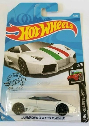Hot Wheels Lamborghini Reventon Roadster Blanco Italia 2019