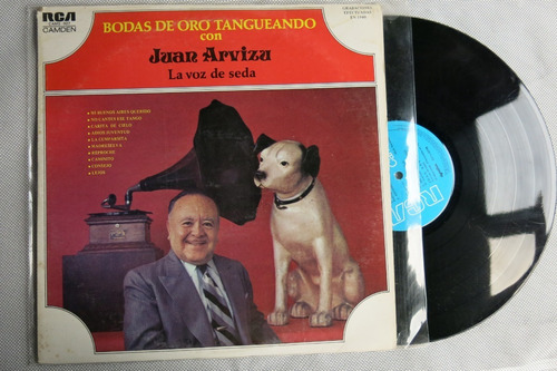 Vinyl Vinilo Lps Acetato Juan Arvizu Tangueando Bodas Oro  