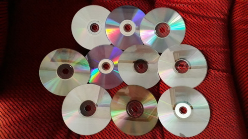 Lote De 10 Cd Y Dvd Usados Para Artesanías O Decorar