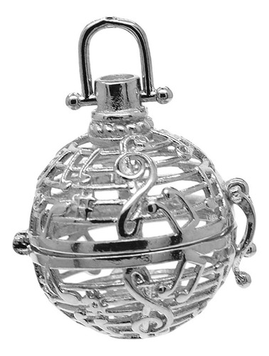 Pearl Bead Cage Colgante Nota Musical