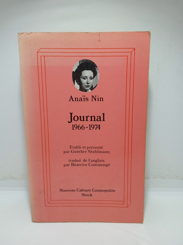 Anaïs Nin - Diario - 1966 1974 - Libro En Francés 