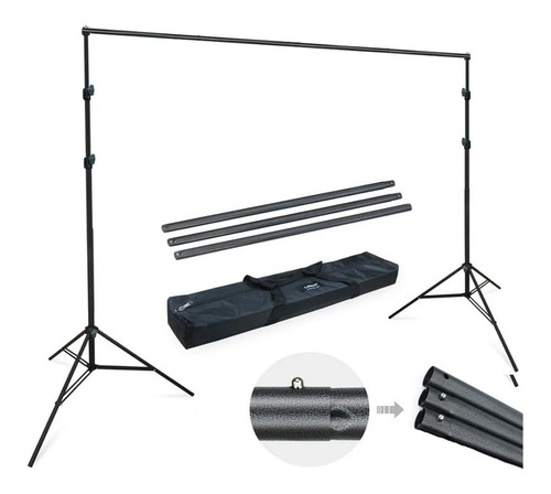 Soporte Linco Uso Rudo Para Ciclorama + Fondo Verde 1.7x3.5m