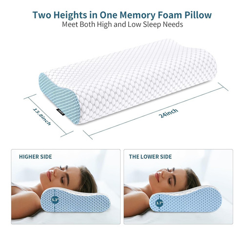 Almohadas De Espuma Viscoelástica, Almohada Para El Cuello P