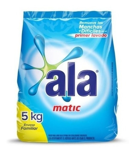 Ala Matic Jabón En Polvo Multiacción Poder Ace. 5000 Grbols