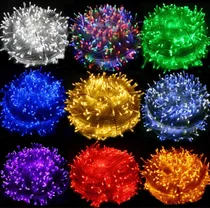 Comprar Luces Led Navideñas 100 Led 10 Metros Blancas Y Multicolor