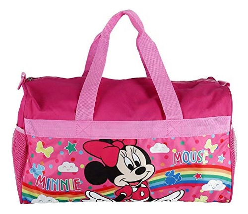 Bolsa De Viaje De Minnie Mouse De Disney Para Niños, Rosa