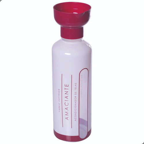 Porta Amaciante C/ Dosador Tampa Lavanderia 970ml Liso