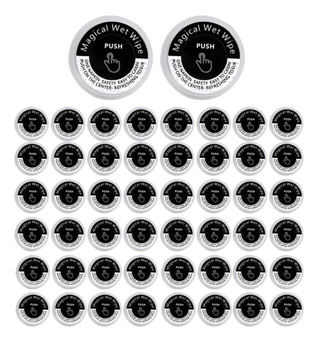 Toalla Comprimida Tejidos Ligeros De Monedas Para 50 Granos