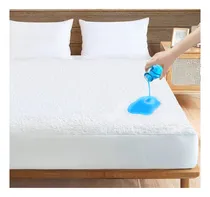 Comprar Protector De Colchon Impermeable Lavar Maquina -matrimonial Color Blanco Tamaño Del Colchón Matrimonial