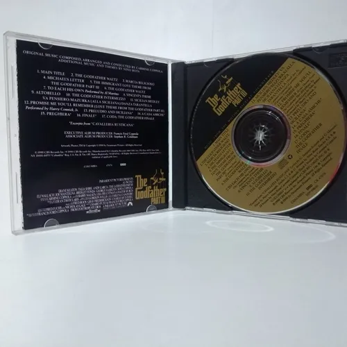 The Godfather 3 Soundtrack El Padrino Cd Musica Película Us (Usado)