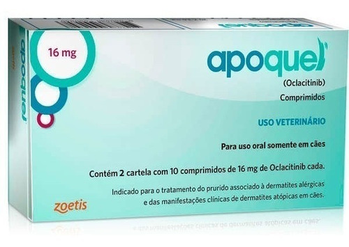 Imagem 2 de 4 de Kit 2 Apoquel Anti Coceira Zoetis Para Cães 16mg