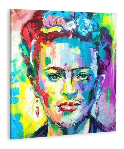 Frida Kahlo Pinturas Modernas En Tela Luenzo Canvas Artistico No Sintetico Tintas Ecocon Bastidor