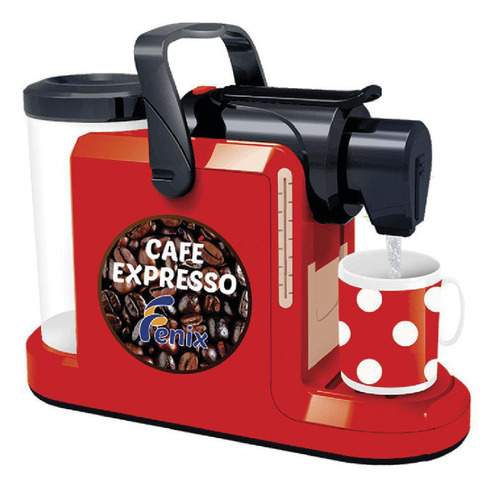 Brinquedo Infantil Máquina De Café Expresso Vermelho Exp-538