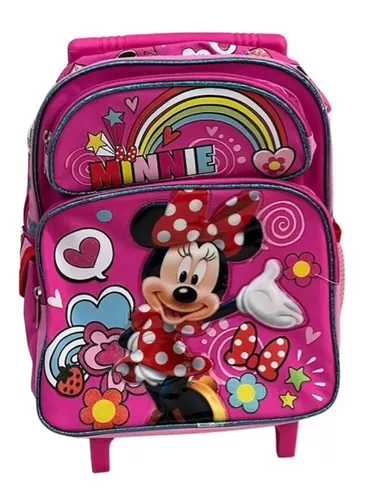 Lonchera Para Niña De Kinder Marca Ruz Mod Minnie Multicolor Color Lila