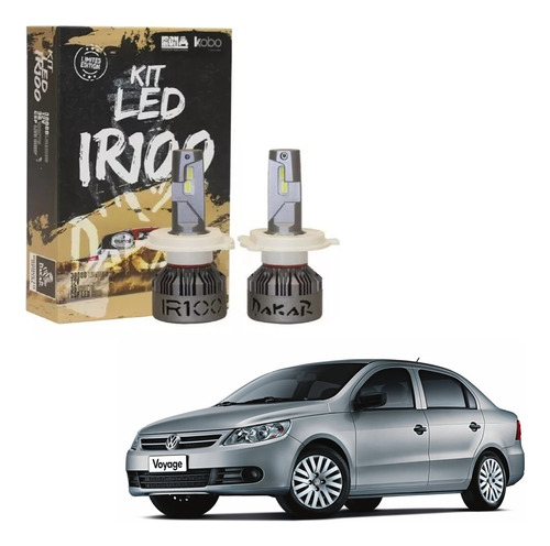 Kit Lamparas Volkswagen Voyage Cree Led Kobo Iron Dakar Csp