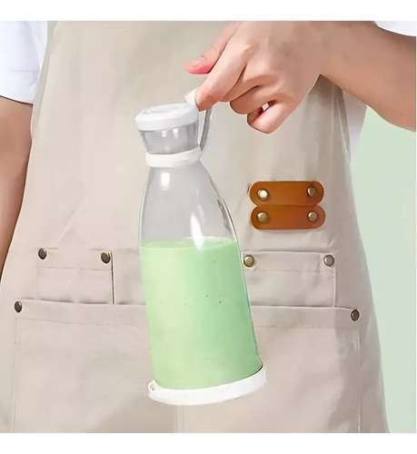 Mini Licuadora Para Batidos Y Batidos, Portátil, Recargable Color Lila