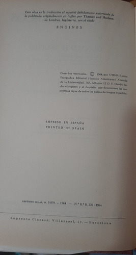 Motores Térmicos. D. H. Marter (Usado)