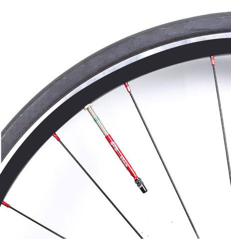 2 Accesorios De Vástago De La Válvula De La 1pc Rojo 60mm