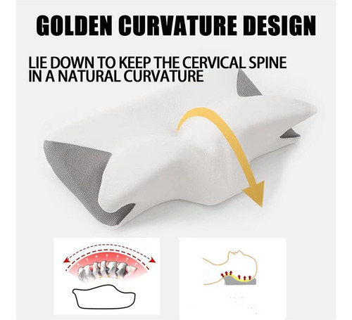 Almohada Ornatera Cervical De Espuma Viscoelástica Tildreams