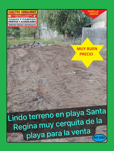 Ref 1502) ** V - Lindo Terreno En Playa Santa Regina En El Departamento De Colonia Muy Cerquita De La Playa Para La Venta