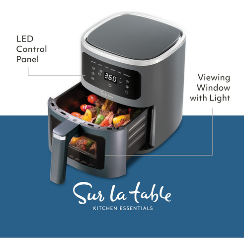 Air Fryer Sur La Table Digital De 4,2 Litros Con Ventana De