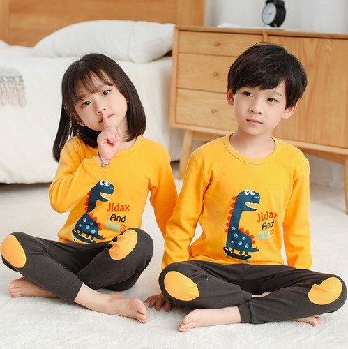 Pijama Para Niños Y Niñas Infantil Polera Y Pantalón