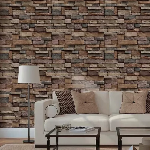 Deco Film/papel Tapiz/0.53m X9.5m/tipo Piedra/envío Gratis