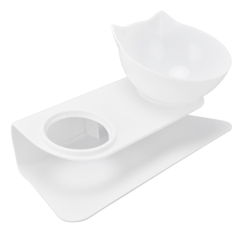 Alimento Para Mascotas Cat Bowl Con Doble Cuello Inclinado 1