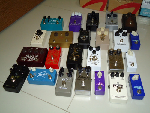 Lovepedal: Vibes, Fuzz, Ods, Tremolo, Delay. 