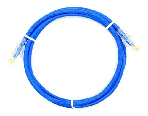 30 Patch Cord Furukawa Multilan Cat5e 1,5mt Azul 35103602