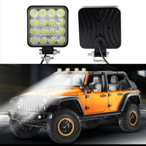 Focos Auxiliar Led O Neblineros Rectangular
