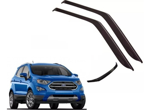 Deflector Ford Ecosport Kinetic 2018 Capot Ventanilla Delantera X3 U Oriyinall