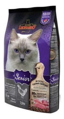 Alimento Leonardo Para Gatos Adulto Senior 2kg