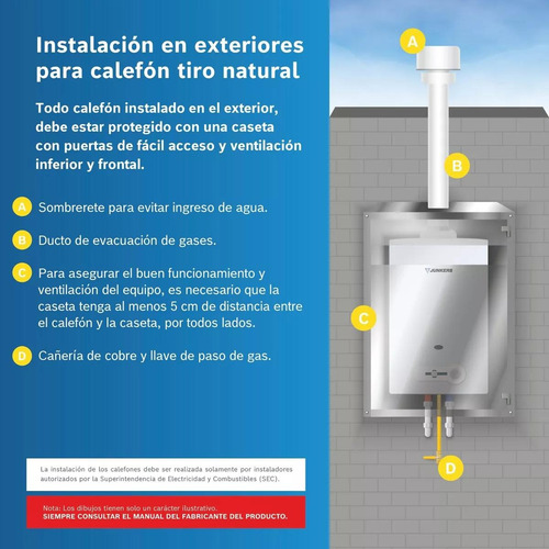 Calefon Junkers Chispero G.n. 11 L. W11-2 P23