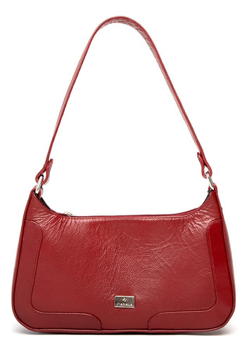 Bolsa De Piel Mujer Moda Original Cafe Negro Rojo