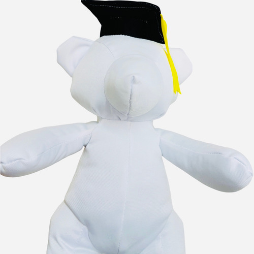 Oso De Graduación Para Firmas Personalizado Blanco
