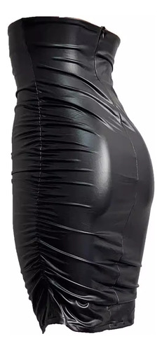 Falda Sexy Y Ajustada A La Cadera, Pantalones Cortos De Poli