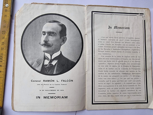 Revista Homenaje A Ramon Falcon Y Lartigau 1909 La Reforma