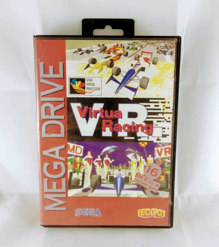 Sega Megadrive Game Virtua Racing Original Com Estojo Raro