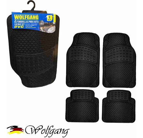 Alfombra Para Carro Goma 3pzs Wolfgang