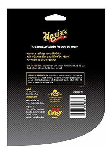 Imagen 3 de 8 de Paño Meguiar's X2020 Supreme Shine Toallas De Microfibra, P